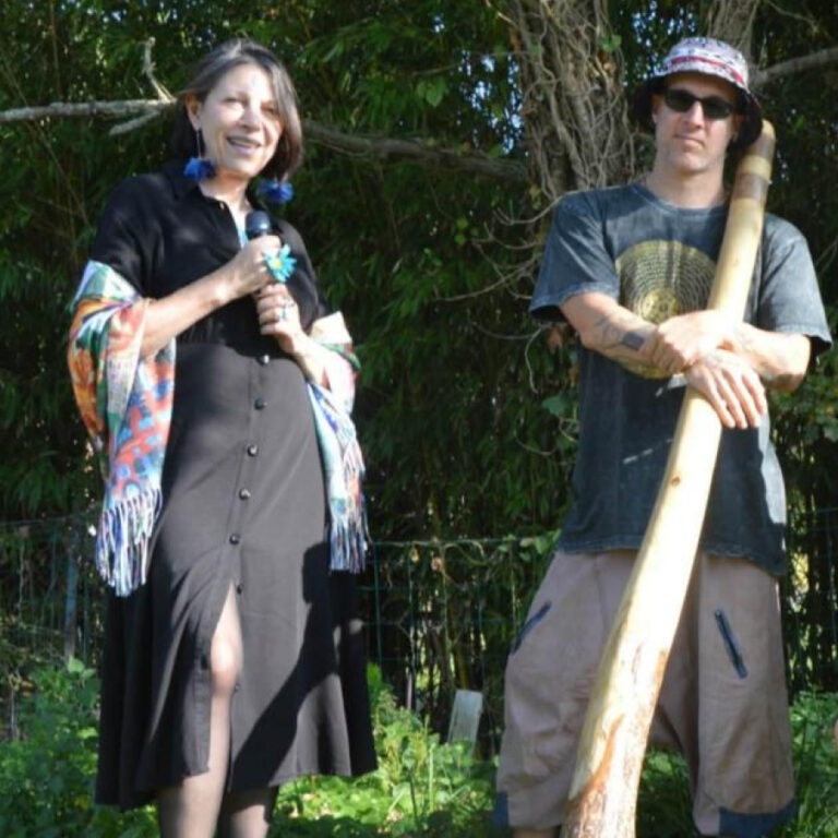 Duo musical SILA avec didgeridoo en Bretagne
